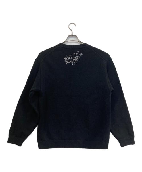 KENZO（ケンゾー）KENZO (ケンゾー) 虎刺繍ニット ブラック サイズ:Lの古着・服飾アイテム