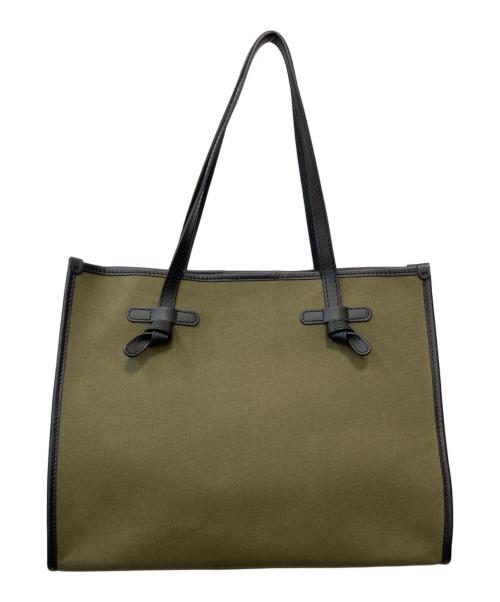 GIANNI CHIARINI（ジャンニ キアリーニ）GIANNI CHIARINI (ジャンニ キアリーニ) マルチェッラ M トートバッグ オリーブの古着・服飾アイテム