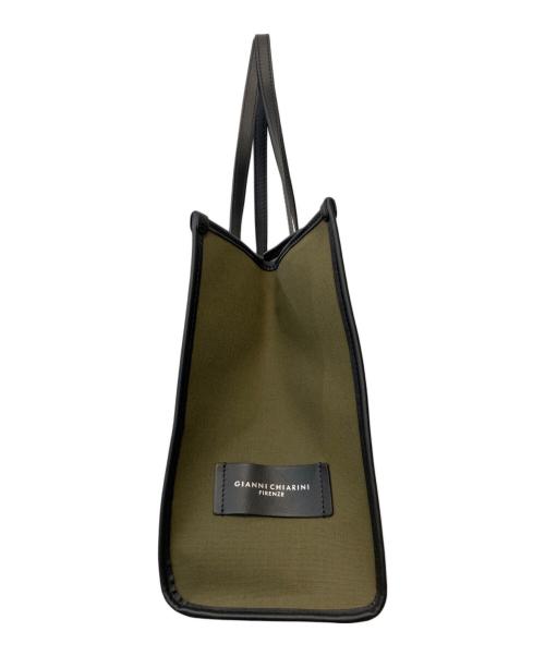 GIANNI CHIARINI（ジャンニ キアリーニ）GIANNI CHIARINI (ジャンニ キアリーニ) マルチェッラ M トートバッグ オリーブの古着・服飾アイテム