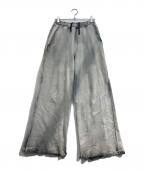 JOHN LAWRENCE SULLIVANジョン ローレンス サリバン）の古着「Bleached sweat wide pants」｜グレー
