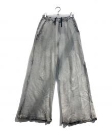 JOHN LAWRENCE SULLIVAN（ジョン ローレンス サリバン）の古着「Bleached sweat wide pants」｜グレー