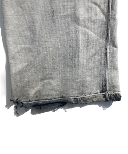JOHN LAWRENCE SULLIVAN（ジョン ローレンス サリバン）JOHN LAWRENCE SULLIVAN (ジョン ローレンス サリバン) Bleached sweat wide pants グレー サイズ:Mの古着・服飾アイテム