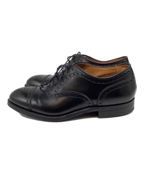 Alden（オールデン）Alden (オールデン) Medallion Tip Bal メダリオンチップシューズ ブラック サイズ:7Eの古着・服飾アイテム