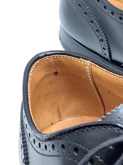 Alden（オールデン）Alden (オールデン) Medallion Tip Bal メダリオンチップシューズ ブラック サイズ:7Eの古着・服飾アイテム