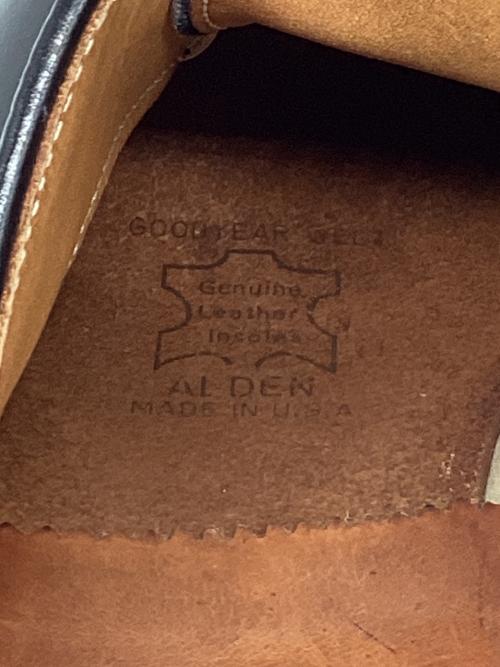 Alden（オールデン）Alden (オールデン) Medallion Tip Bal メダリオンチップシューズ ブラック サイズ:7Eの古着・服飾アイテム
