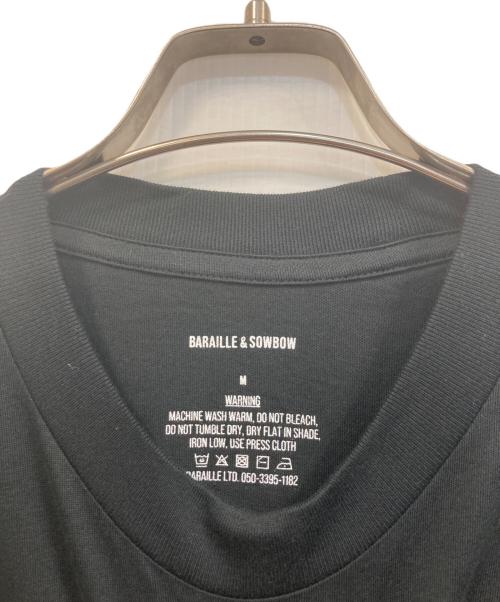 BARAILLE &GARMENTS（バライルアンドガーメンツ）BARAILLE &GARMENTS (バライルアンドガーメンツ) SOWBOW別注MIYAKONOJO - Tee ブラック サイズ:Mの古着・服飾アイテム