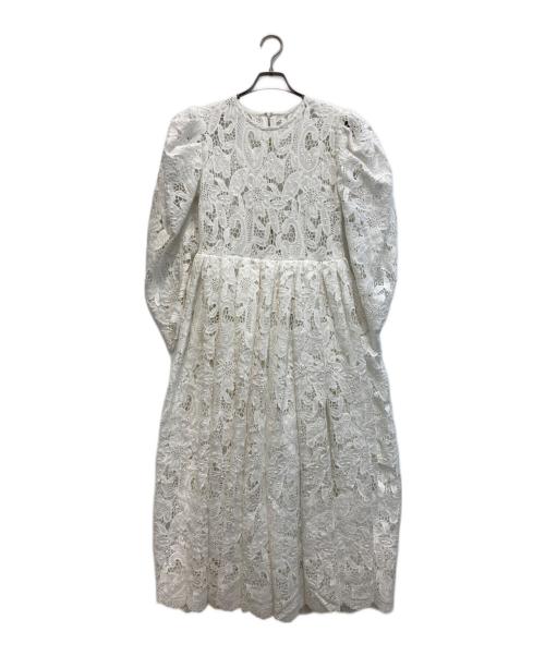 Bibiy.（ビビィ）Bibiy. (ビビィ) LOTTY LACE DRESS ホワイトレース ワンピース ホワイト サイズ:Ｍの古着・服飾アイテム