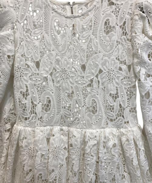Bibiy.（ビビィ）Bibiy. (ビビィ) LOTTY LACE DRESS ホワイトレース ワンピース ホワイト サイズ:Ｍの古着・服飾アイテム