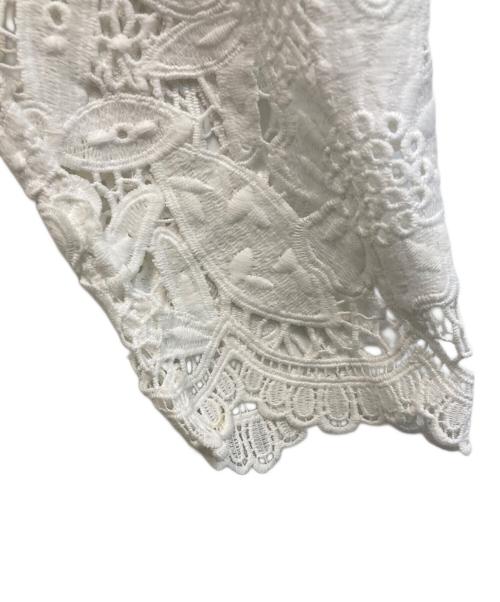 Bibiy.（ビビィ）Bibiy. (ビビィ) LOTTY LACE DRESS ホワイトレース ワンピース ホワイト サイズ:Ｍの古着・服飾アイテム