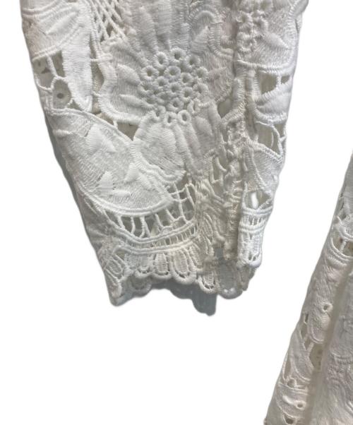 Bibiy.（ビビィ）Bibiy. (ビビィ) LOTTY LACE DRESS ホワイトレース ワンピース ホワイト サイズ:Ｍの古着・服飾アイテム