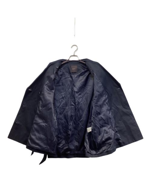 anuans（アニュアンス）anuans (アニュアンス) ハーフオーバートレンチコート ネイビー サイズ:2の古着・服飾アイテム