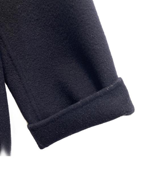 CINOH（チノ）CINOH (チノ) ウールカシミヤノーカラーコート ネイビー サイズ:38の古着・服飾アイテム