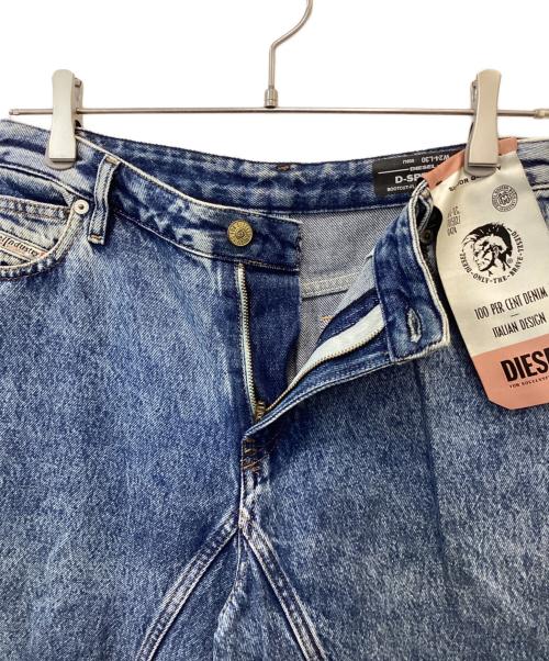 DIESEL（ディーゼル）DIESEL (ディーゼル) D-SPRITZZ フレアデニム インディゴ サイズ:W24の古着・服飾アイテム