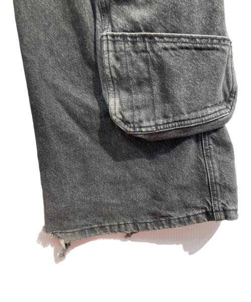 DIESEL（ディーゼル）DIESEL (ディーゼル) D-Sire-Cargo-Sデニムカーゴパンツ ブラック サイズ:23の古着・服飾アイテム