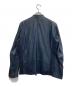 DIESEL (ディーゼル) ラムレザーシングルライダース ジャケット ブルー サイズ:S：17000円