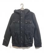 DIESELディーゼル）の古着「裏ボアコーデュロイ切替ブルゾン」｜ブラック