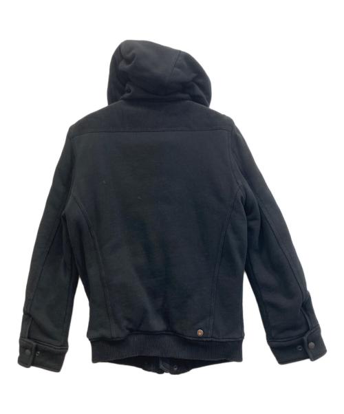 DIESEL（ディーゼル）DIESEL (ディーゼル) 裏ボアコーデュロイ切替ブルゾン ブラック サイズ:Mの古着・服飾アイテム