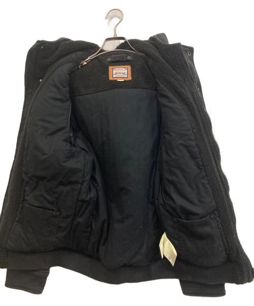 DIESEL（ディーゼル）DIESEL (ディーゼル) 裏ボアコーデュロイ切替ブルゾン ブラック サイズ:Mの古着・服飾アイテム