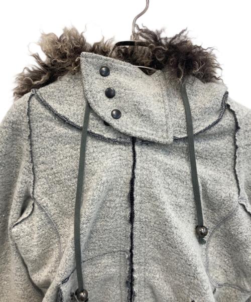 L.G.B（ルグランブルー）L.G.B (ルグランブルー) ラクーンファーフーディー グレー サイズ:1の古着・服飾アイテム