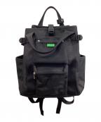 PORTERポーター）の古着「UNION RUCK SUCK /ユニオンリュックサック」｜ブラック