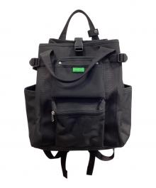 PORTER（ポーター）の古着「UNION RUCK SUCK /ユニオンリュックサック」｜ブラック