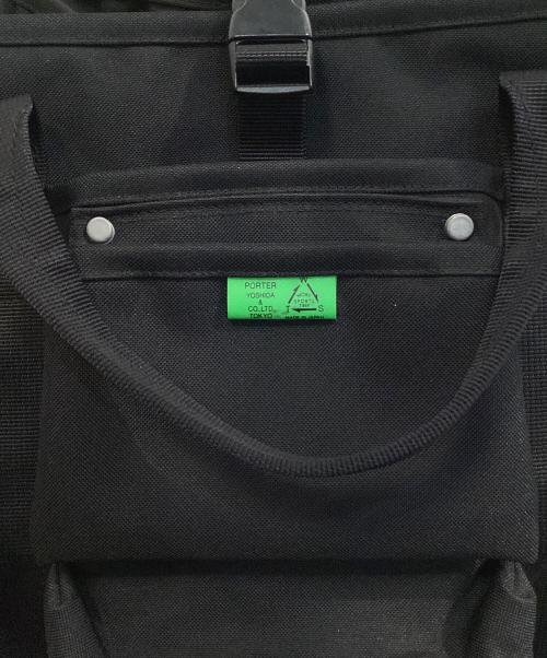PORTER（ポーター）PORTER (ポーター) UNION RUCK SUCK /ユニオンリュックサック ブラックの古着・服飾アイテム