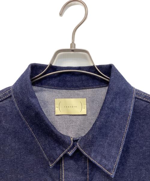 CANTATE（カンタータ）cantate (カンタータ) 3rd BIG Trucker Jacket /3rd ビッグトラッカージャケット インディゴ サイズ:46の古着・服飾アイテム