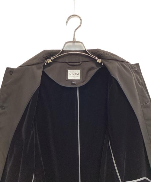 ARMANI COLLEZIONI（アルマーニ コレツィオーニ）ARMANI COLLEZIONI (アルマーニ コレツィオーニ) ハーフコート ブラウン サイズ:48の古着・服飾アイテム