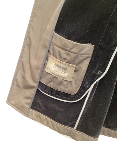 ARMANI COLLEZIONI（アルマーニ コレツィオーニ）ARMANI COLLEZIONI (アルマーニ コレツィオーニ) ハーフコート ブラウン サイズ:48の古着・服飾アイテム