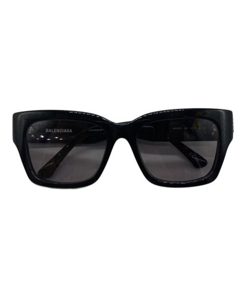 BALENCIAGA（バレンシアガ）BALENCIAGA (バレンシアガ) ウェリントン型 / フルリム サングラス ブラック サイズ:54□18-135 Mの古着・服飾アイテム