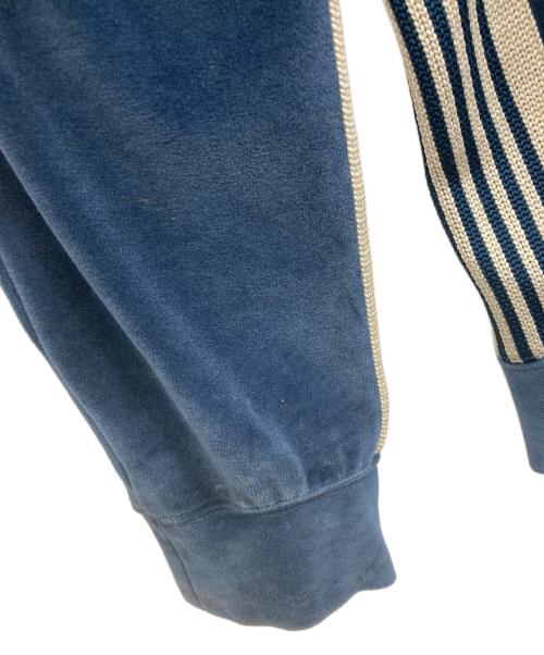 Needles（ニードルズ）Needles (ニードルズ) ベロア トラックジャケット R.C. Track Jacket ブルー サイズ:Lの古着・服飾アイテム