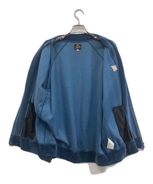 Needles（ニードルズ）Needles (ニードルズ) ベロア トラックジャケット R.C. Track Jacket ブルー サイズ:Lの古着・服飾アイテム
