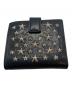 JIMMY CHOO (ジミーチュウ) スタースタッズ2つ折り財布 ブラック：13000円