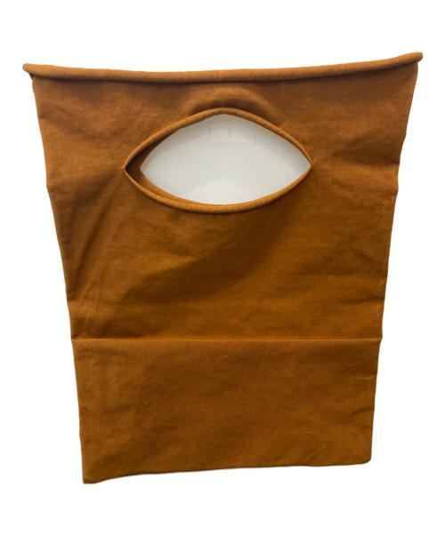 me ISSEY MIYAKE（ミーイッセイ ミヤケ）me ISSEY MIYAKE (ミーイッセイ ミヤケ) KONBU コンブトートバッグ ブラウンの古着・服飾アイテム