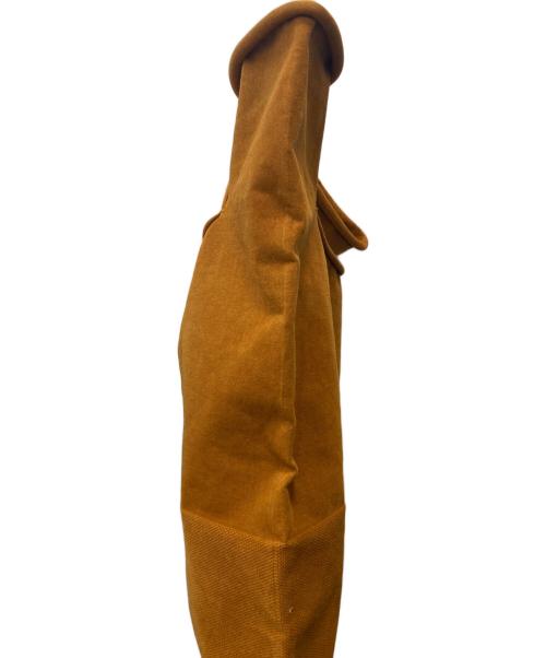me ISSEY MIYAKE（ミーイッセイ ミヤケ）me ISSEY MIYAKE (ミーイッセイ ミヤケ) KONBU コンブトートバッグ ブラウンの古着・服飾アイテム