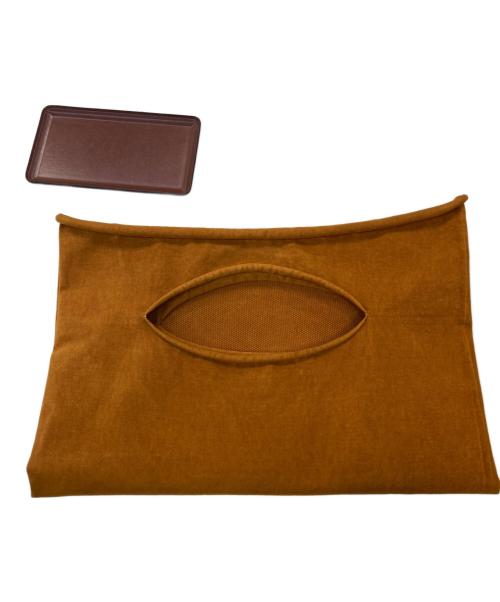 me ISSEY MIYAKE（ミーイッセイ ミヤケ）me ISSEY MIYAKE (ミーイッセイ ミヤケ) KONBU コンブトートバッグ ブラウンの古着・服飾アイテム