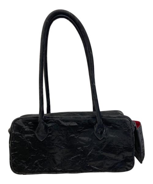 PAMEO POSE（パメオポーズ）PAMEO POSE (パメオポーズ) Moire Flute Bag ブラックの古着・服飾アイテム