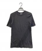 THE RERACSザ リラクス）の古着「SLIM RIB KNIT SHORT SLEEVE / スリムリブニッ」｜グレー