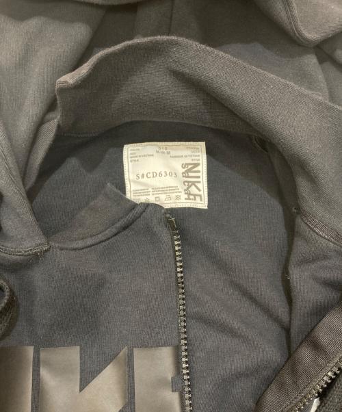 NIKE（ナイキ）NIKE (ナイキ) sacai (サカイ) Double Zip Hoodie ダブルジップパーカー ブラック サイズ:Mの古着・服飾アイテム