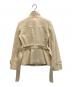 BURBERRY BLUE LABEL (バーバリー ブルー レーベル) アンゴラウール混ショートジャケット アイボリー サイズ:M：10000円