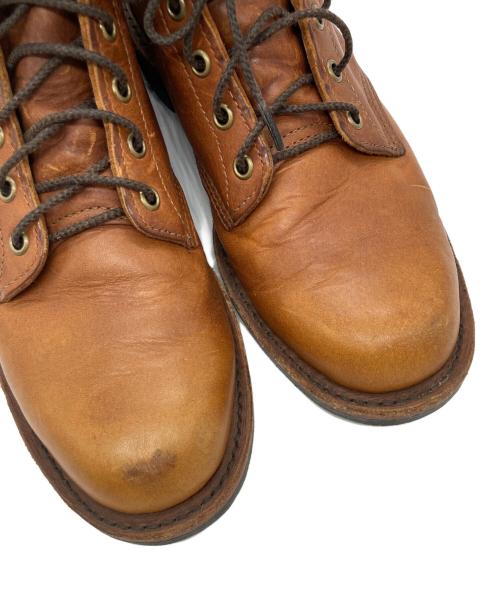 HIPPEWA（チペワ）HIPPEWA (チペワ) プレーントゥワークブーツ ブラウン サイズ:不明。27-27.5cm相当の古着・服飾アイテム