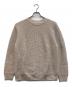 BATONER（バトナ―）の古着「SIGNATUER CREW NECK /シグネチャーニット」｜ベージュ