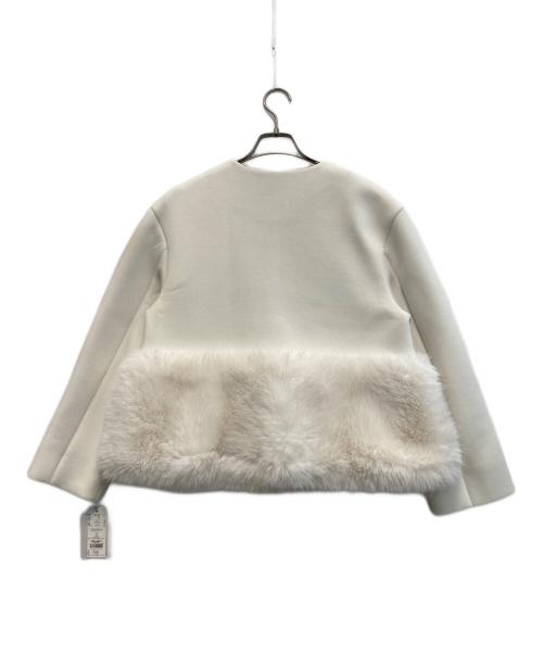 CELFORD（セルフォード）CELFORD (セルフォード) 24FW 裾ファーブルゾン アイボリー サイズ:38の古着・服飾アイテム