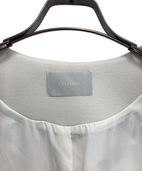 CELFORD（セルフォード）CELFORD (セルフォード) 24FW 裾ファーブルゾン アイボリー サイズ:38の古着・服飾アイテム