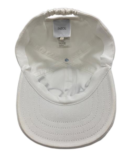 patou（パトゥ）Patou (パトゥ) コットンパトゥキャップ ホワイトの古着・服飾アイテム
