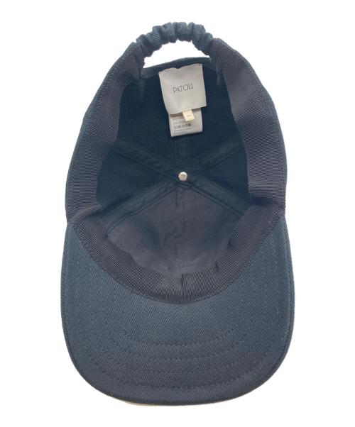 patou（パトゥ）Patou (パトゥ) コットンパトゥキャップ ブラックの古着・服飾アイテム