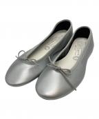 travel shoes by chausserトラベルシューズバイショセ）の古着「バレエシューズ」｜シルバー