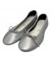 TRAVEL SHOES by chausser（トラベルシューズバイショセ）の古着「バレエシューズ」｜シルバー
