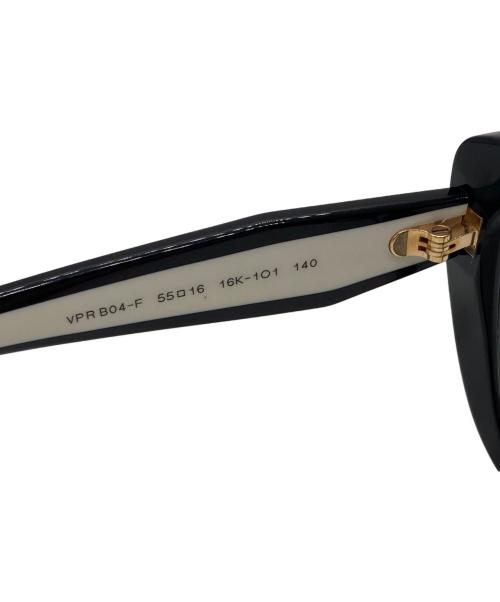 PRADA（プラダ）PRADA (プラダ) キャットアイ / フォックス型 アイウェア / 眼鏡 ホワイト×ブラック サイズ:SIZE 55□16の古着・服飾アイテム