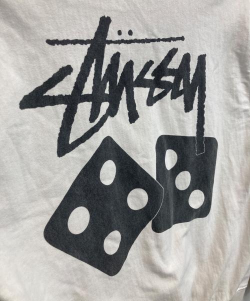 stussy（ステューシー）stussy (ステューシー) プルオーバーパーカー / DICE HOODIE ホワイト サイズ:Lの古着・服飾アイテム